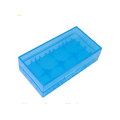 boîtier de batterie li-ion de couleur bleue 2pcs